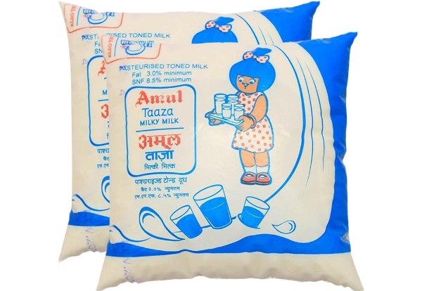 Amul /ITC Taaza Toned Milk
